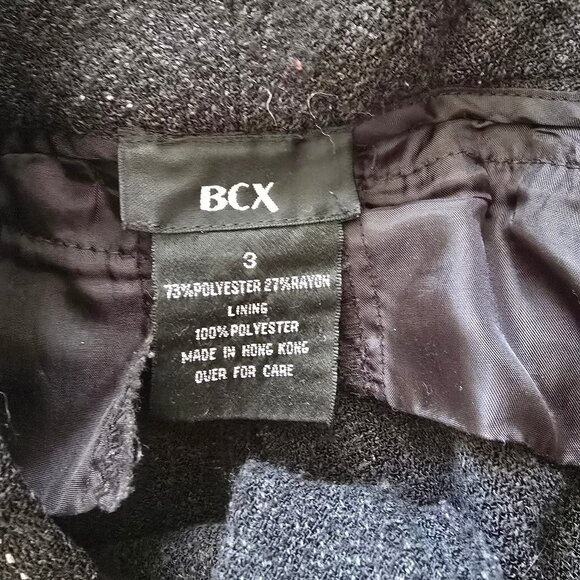 BCX Junior's Bootcut Trouser Pants Grey - Picture 3 of 3
